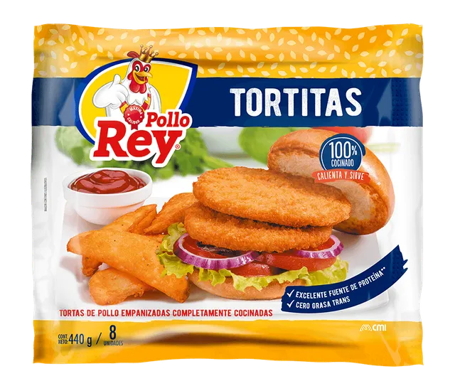 pollo-rey-tortitas-8-uds image 1