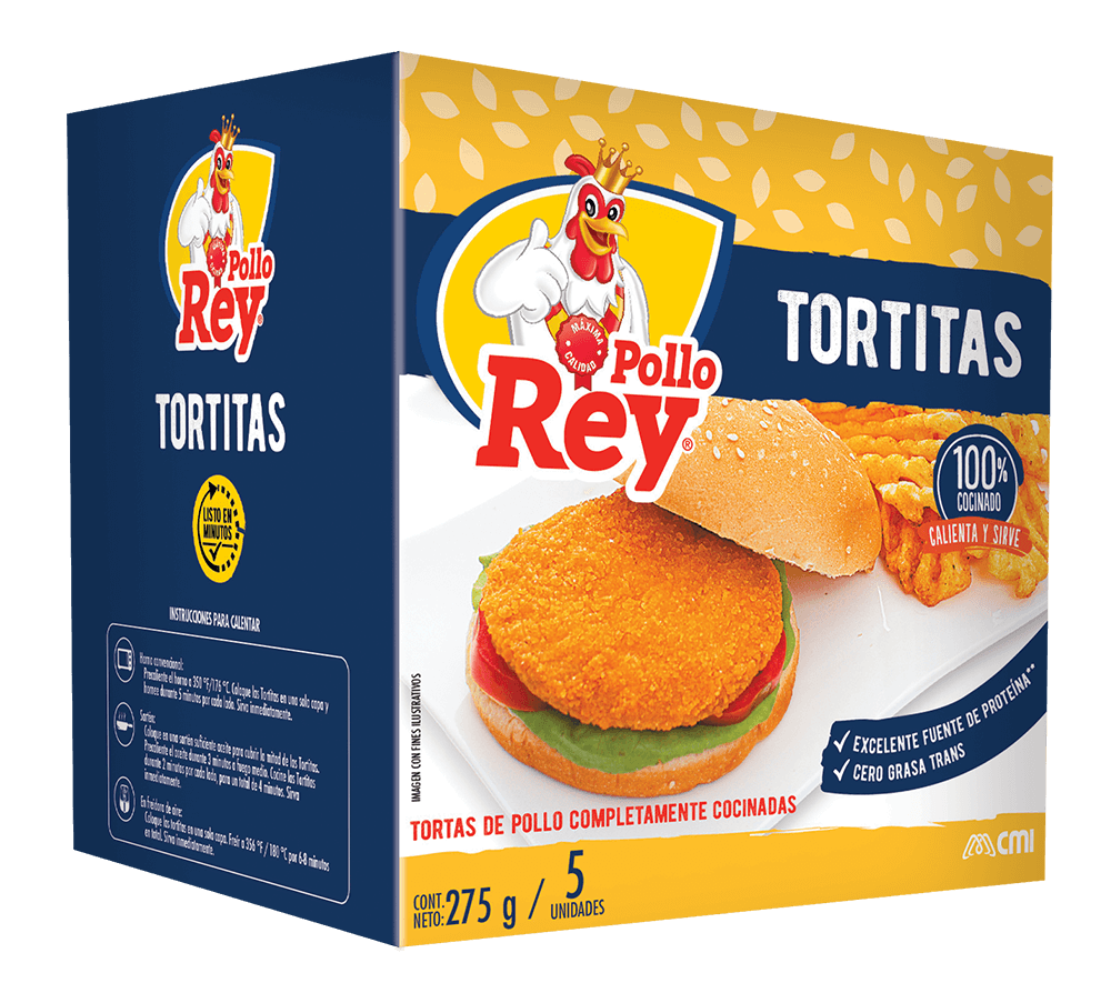 pollo-rey-tortitas-5-uds image 1