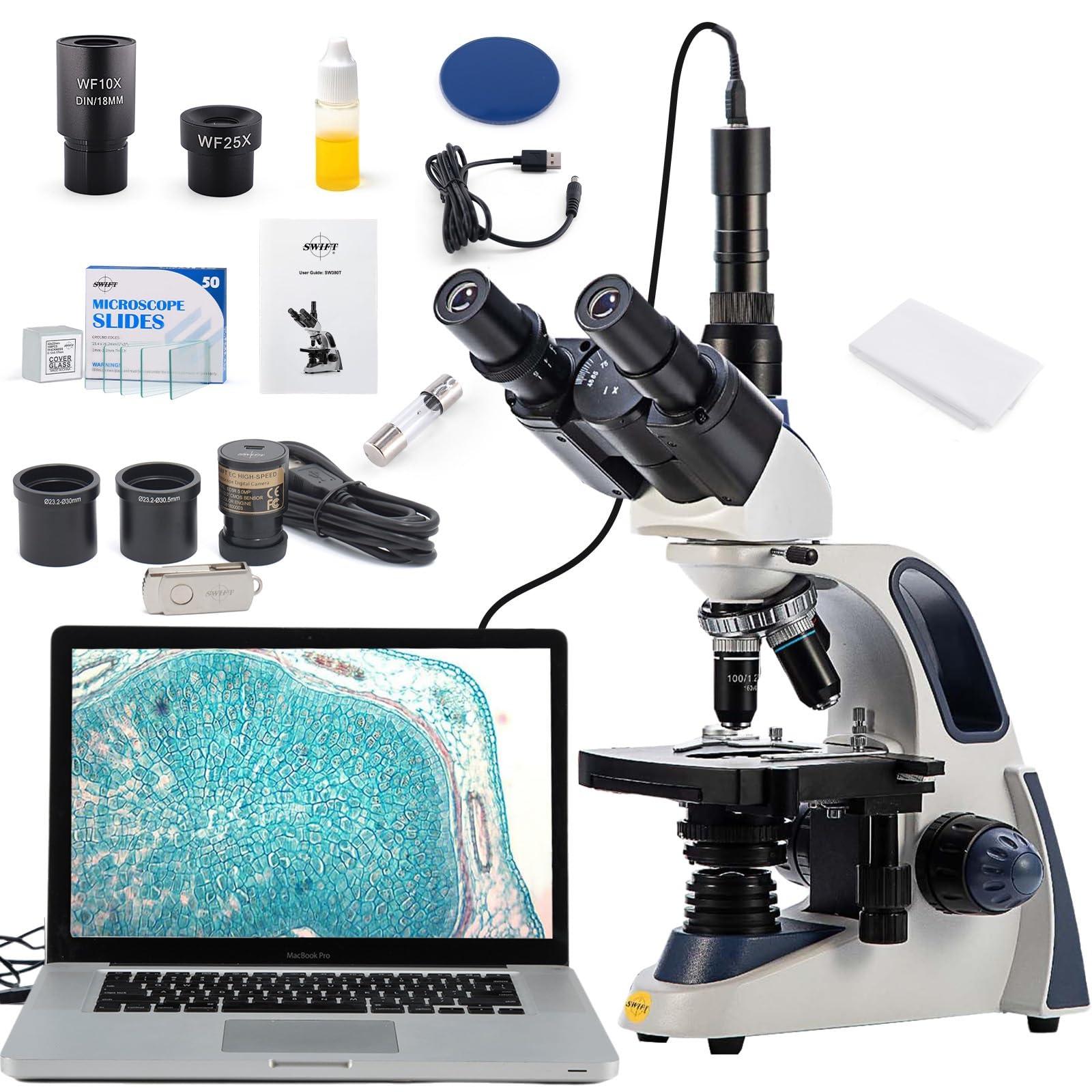 swift-sw380t-microscopio-trinocular-compuesto-40x-2500x-con-c-mara-5-0-mp-y-100- image 1