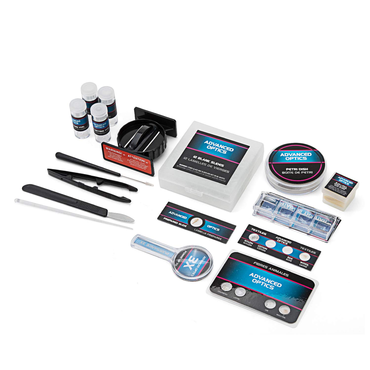 swift-kit-de-accesorios-para-microscopio-infantil-con-12-portaobjetos image 2