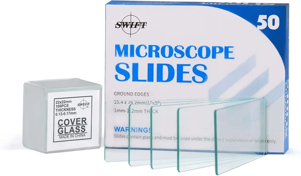 swift-s30-kit-50-portaobjetos-100-cubreobjetos-de-vidrio image 1