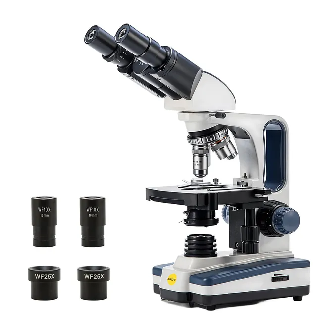 swift-sw350b-microscopio-binocular-40x-2500x-con-led-y-platina-mec-nica image 1