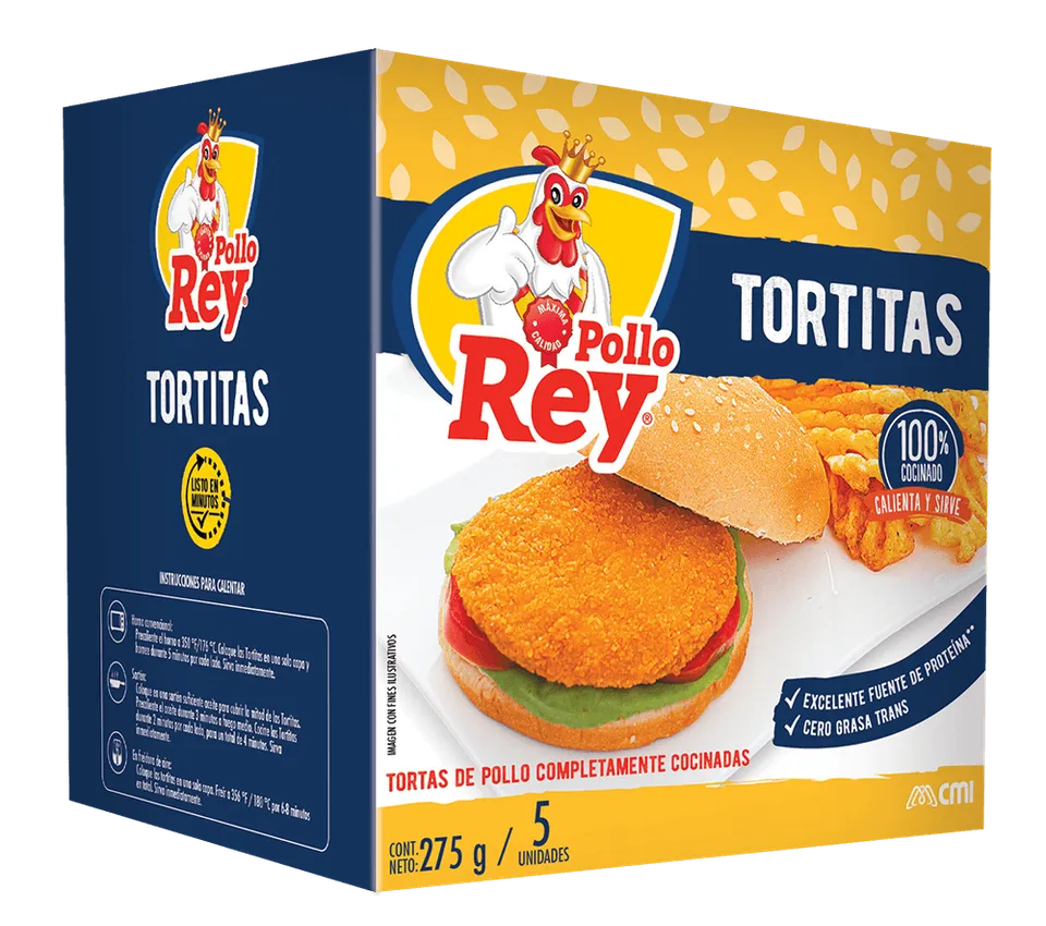 pollo-rey-tortitas-5-uds image 1