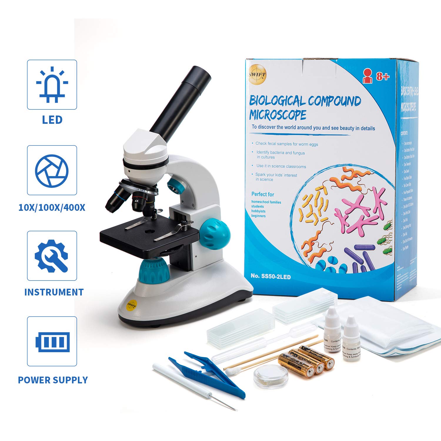 swift-sw50-microscopio-para-ni-os-40x-400x-con-kit-de-accesorios image 6