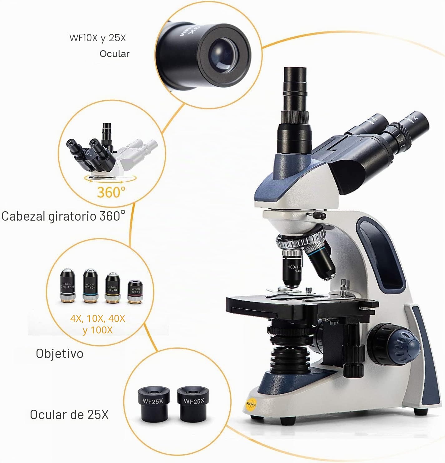 swift-sw380t-microscopio-trinocular-40x-2500x-con-platina-mec-nica-doble-capa image 4