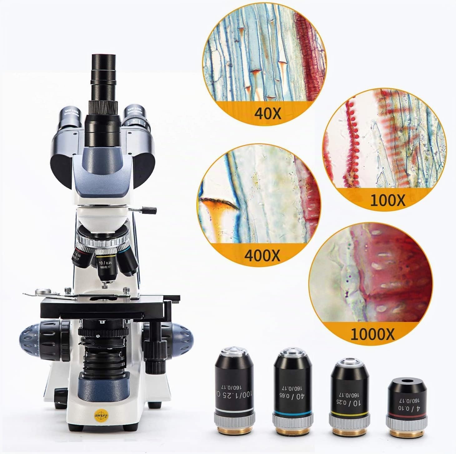 swift-sw380t-microscopio-trinocular-40x-2500x-con-platina-mec-nica-doble-capa image 2