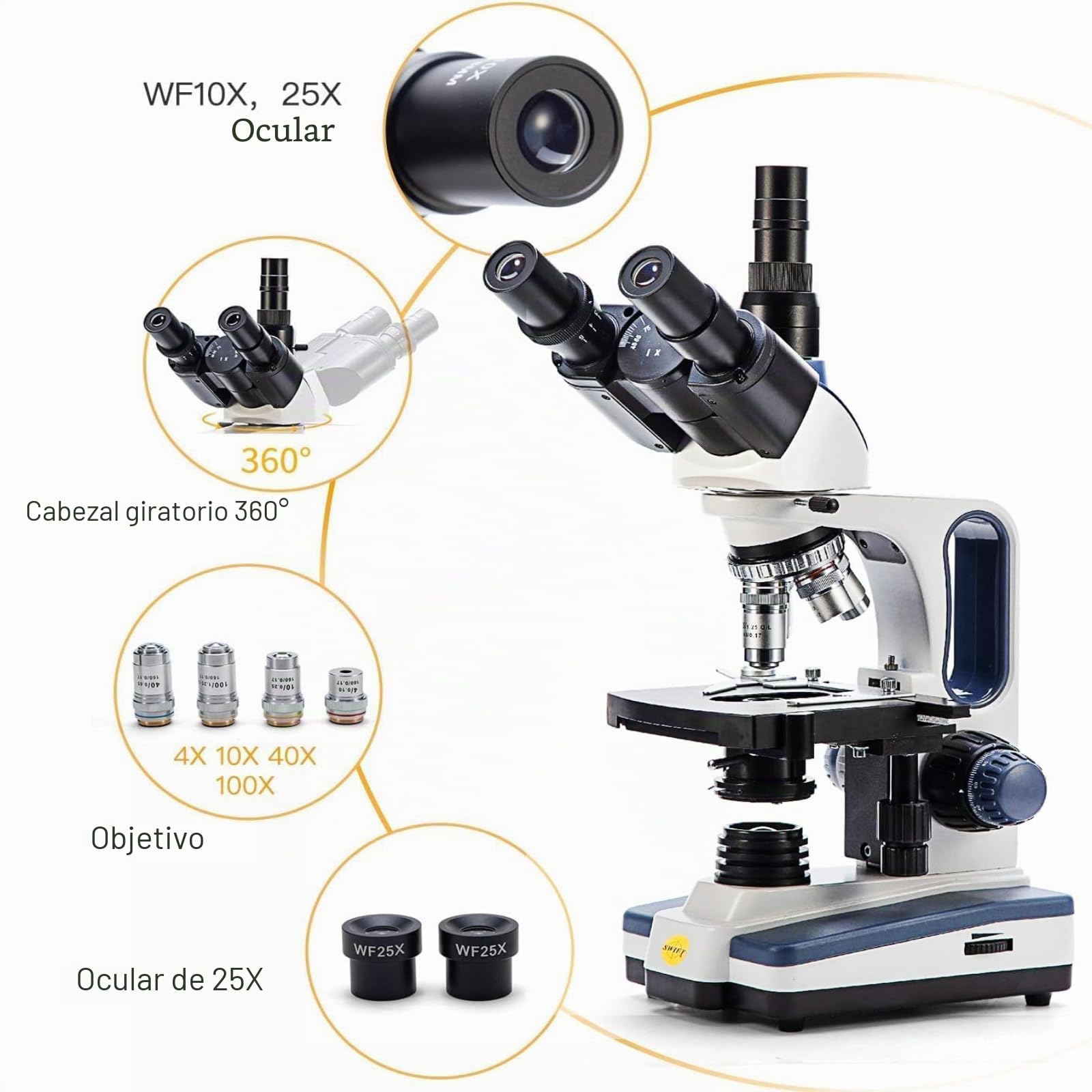 swift-sw350t-microscopio-trinocular-40x-2500x-con-c-mara-1-3mp-200-portaobjetos image 3