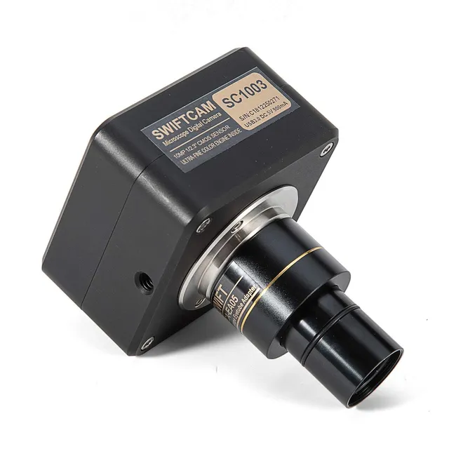 swiftcam-c-mara-10-mp-para-microscopio-con-usb-3-0-y-lente-reductora image 1