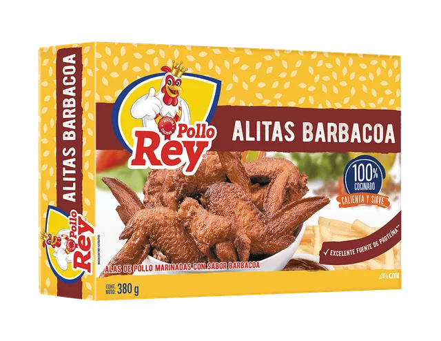 pollo-rey-alitas-bbq-380g image 1