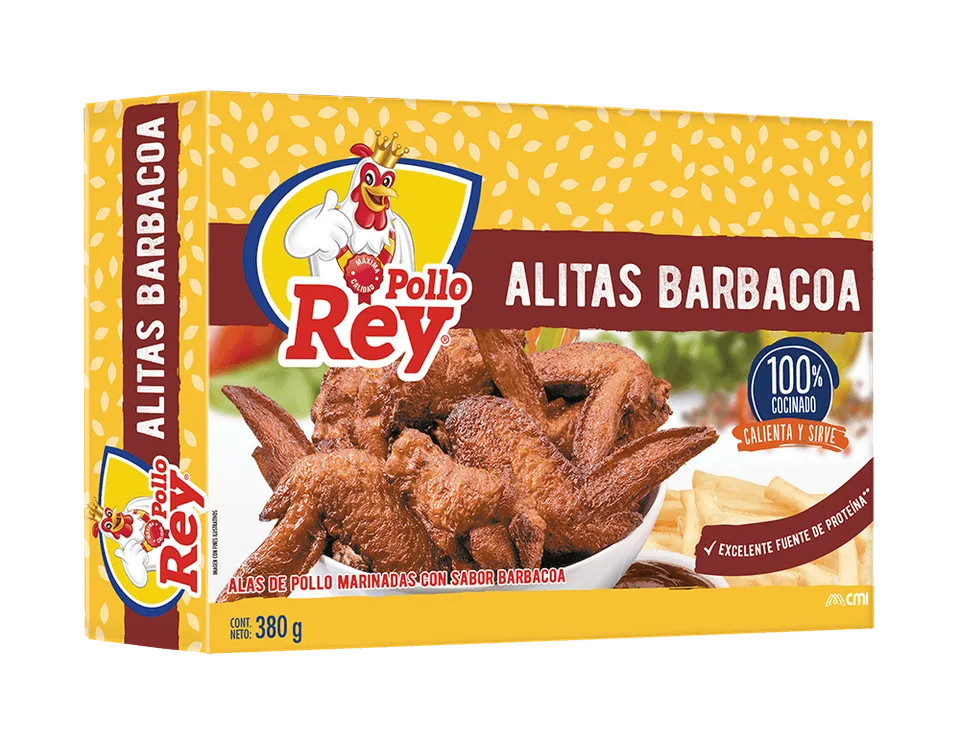 pollo-rey-alitas-bbq-380g image 1