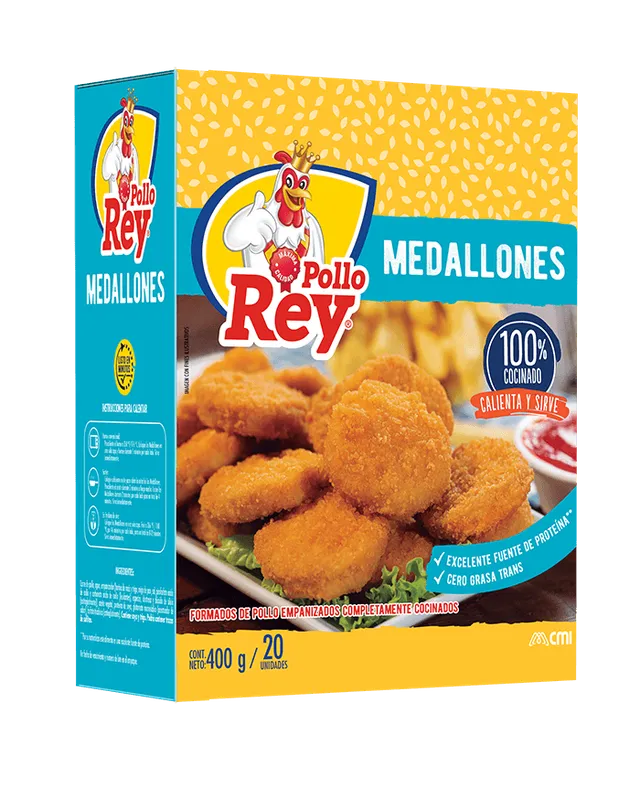 pollo-rey-medallones-de-pollo-20-uds image 1